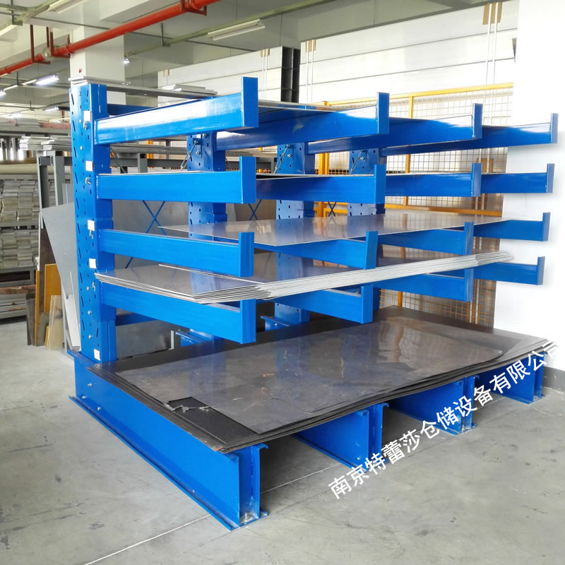 單面鋼板存放架/單面懸臂式貨架 單面鋼板存放架/單面懸臂式貨架